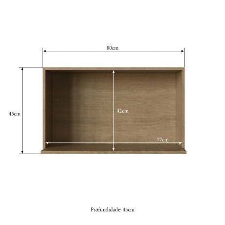 AÉREO MICRO MDF NATURAL-BEIGE TORONTO