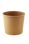 Recipiente cilíndrico de cartón kraft laminado - 50 u Recipiente cilíndrico de cartón kraft laminado - 50 u