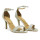 Sandalias Vizzano Taco Alto con Brillo de Mujer - 6249.452-26594 Plata