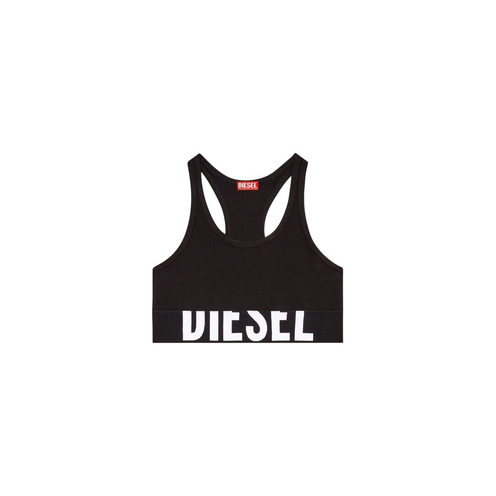 Bra Para Mujer Ufsb-Cotton-Race-Bralette-Xl Bra Negro