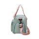 Bolso De Viaje Impermeable Con Compartimento Para Calzado Verde con rosa