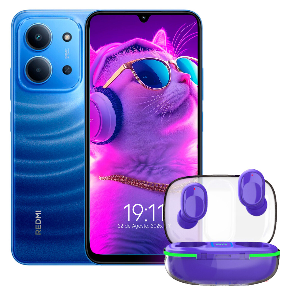 Xiaomi Redmi 15c 8/128 Gb + Regalo - AZUL 