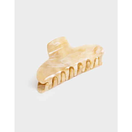 Broche De resina Blanco Crudo