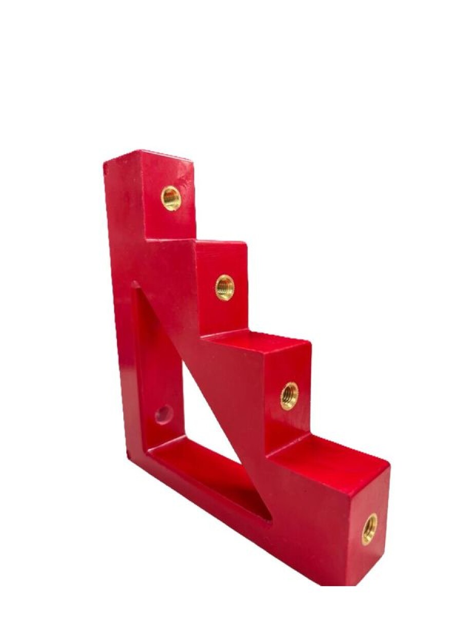 "AISLADOR P/ 4 BARRAS 40MM TIPO ESCALERA - ""T"" VCP" 