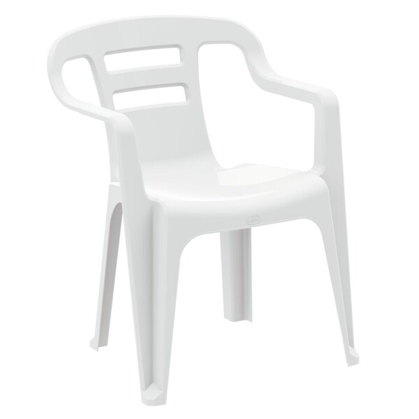 SILLA FLOW CON APOYA BRAZOS BLANCA MOR BLANCO