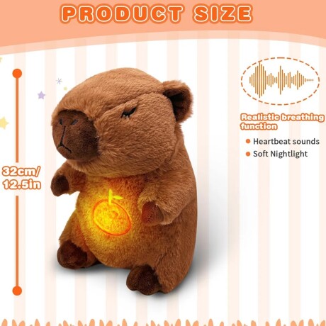 Peluche Capybara 24444 con Luz y Sonido 001