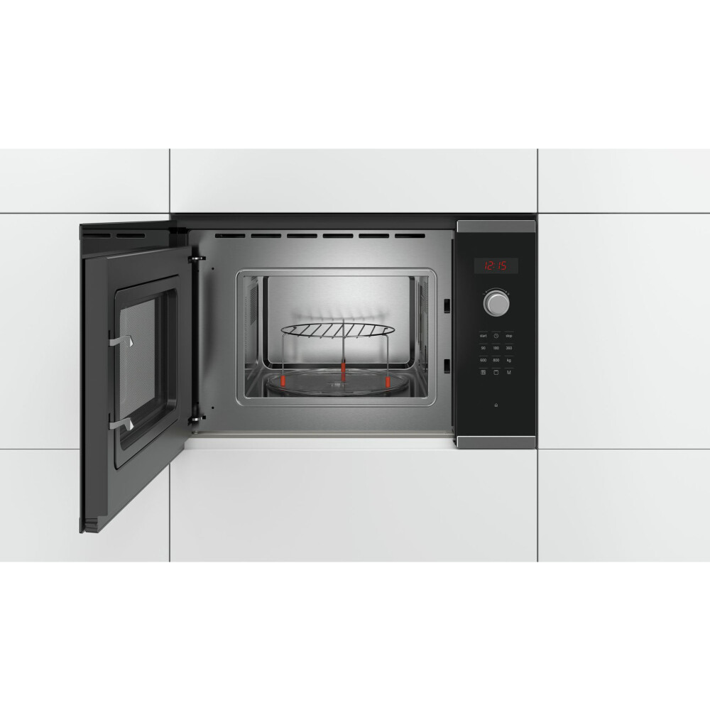MICROONDAS DE EMPOTAR BOSCH 20-LITROS NEGRO BEL523MS0