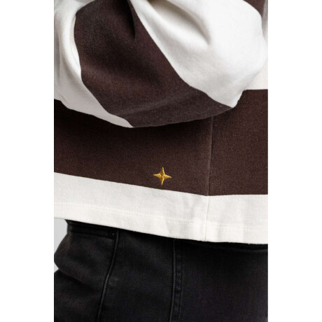 Sweater Cuello Polo Chocolate