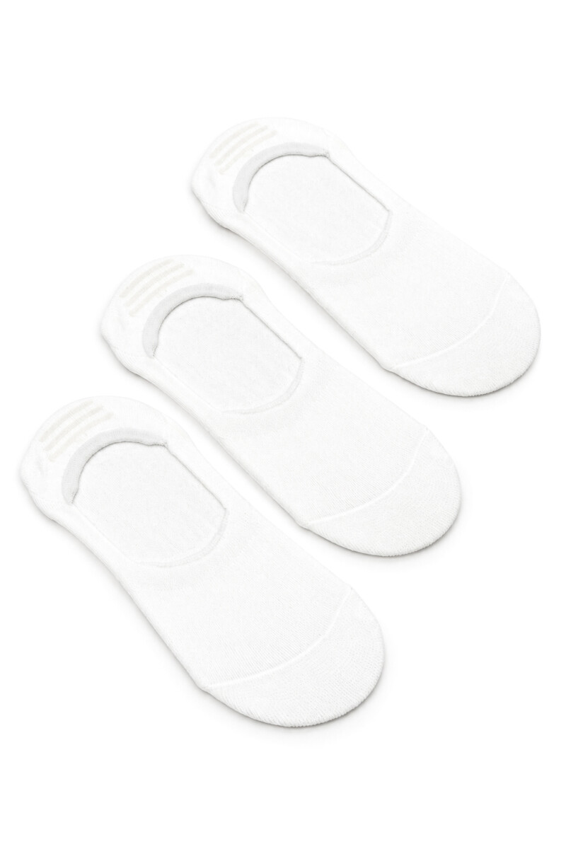 Medias Invisible Sirius, Pack X 3 - Color Unico 