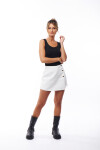 FALDA SHORT JEAN BATIA BLANCO