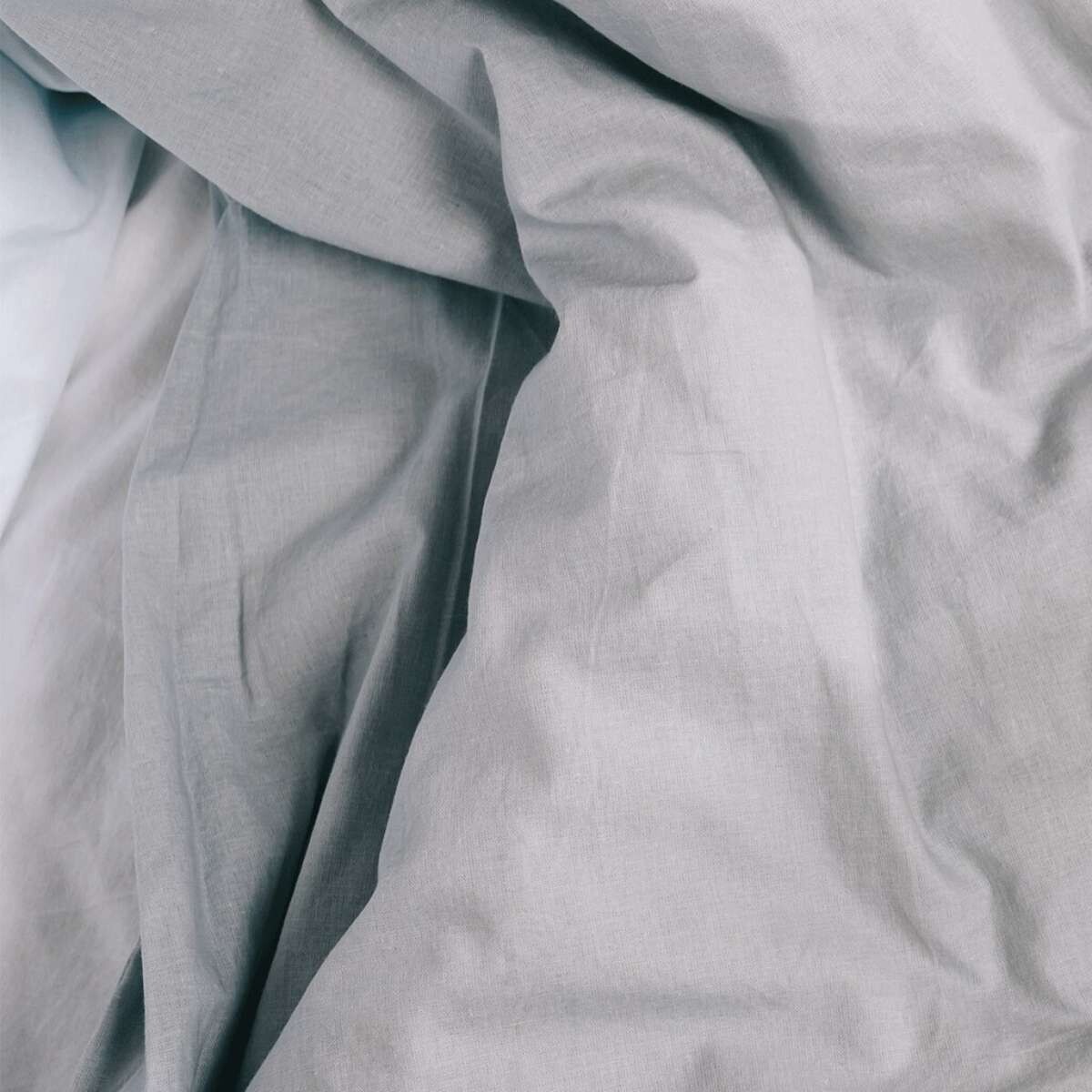 Juego De Sábanas 1 Plaza 200 Hilos 100% Algodón - Gris 