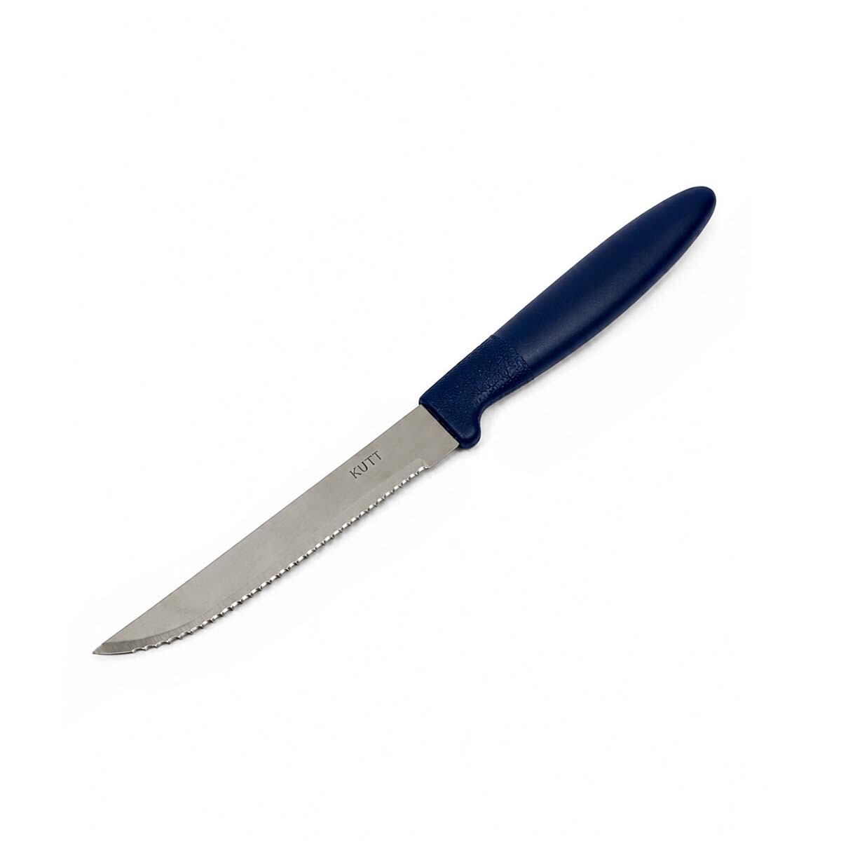 Cuchillo mango plástico azul KUTT 