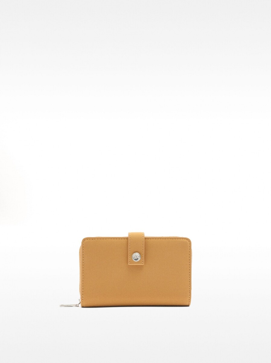 Cartera Con Textura Suave - camel 