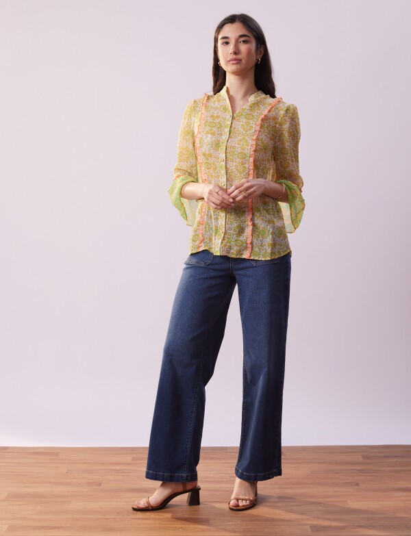Blusa Printed VERDE/MULTI
