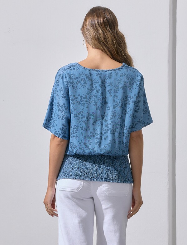 Blusa Tencel Printed JEAN