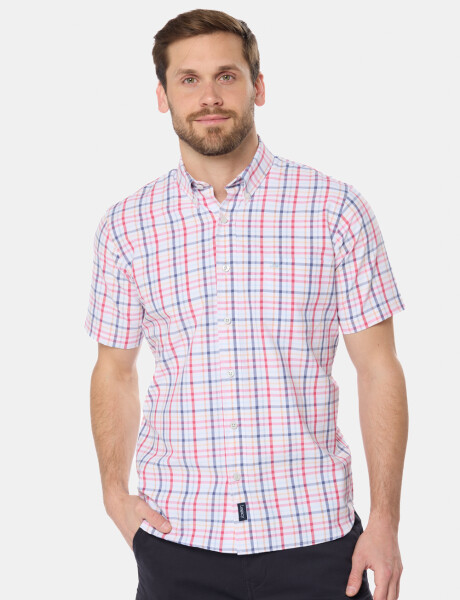 CAMISA SPORT A CUADROS Rojo