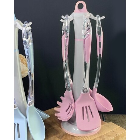 Set De Menage en silicona Con 6 Piezas Colores Surtidos Rosa