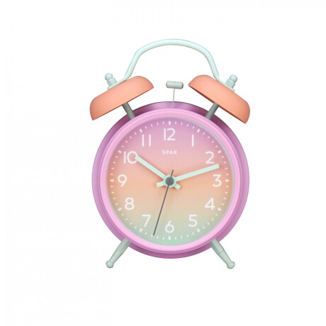 Reloj alarma rosa