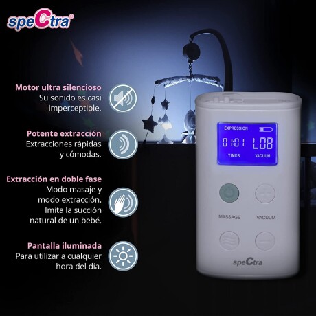 Spectra 9 plus eléctrico, doble y portable Spectra 9 plus eléctrico, doble y portable