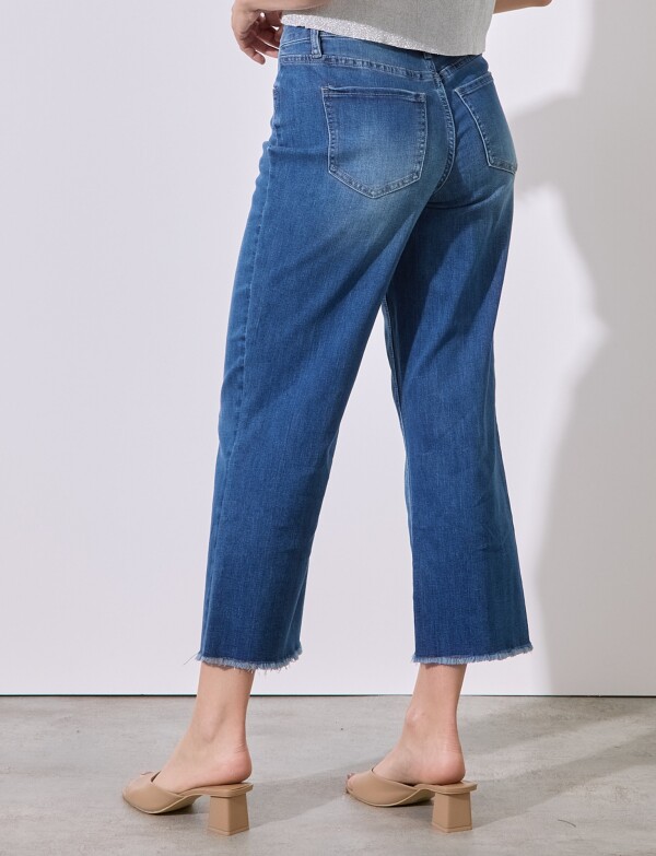 Jean Wide Crop JEAN