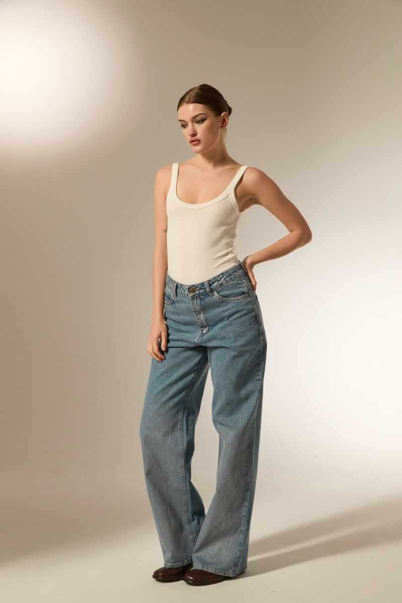 Pantalon Danisa - Azul Grisaceo 