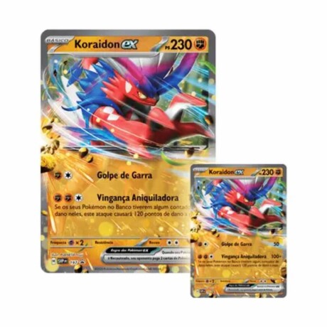 Pokémon Coleçao EX Lendas Implacáveis - Koraidon EX Pokémon Coleçao EX Lendas Implacáveis - Koraidon EX