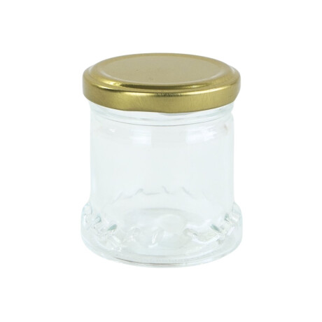 Frasco de vidrio con borde labrado 100ml Frasco de vidrio con borde labrado 100ml