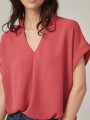 Blusa Hercego Rosa Oscuro