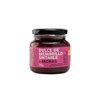 Mermelada De Membrillo Y Mora Buccino 280g Merm Buccino Mem Y Mora 270g