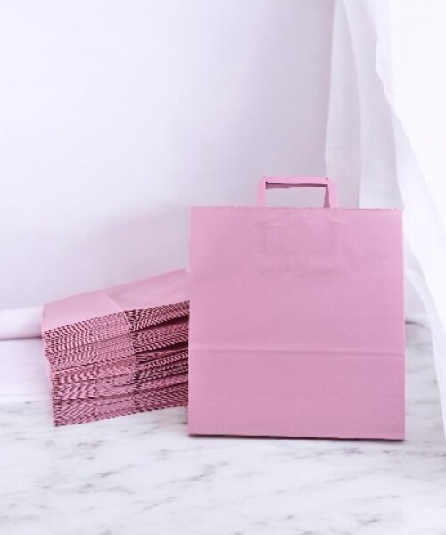 Pack x 50 - bolsa lisa 30x12x32 cm. PASTEL PINK