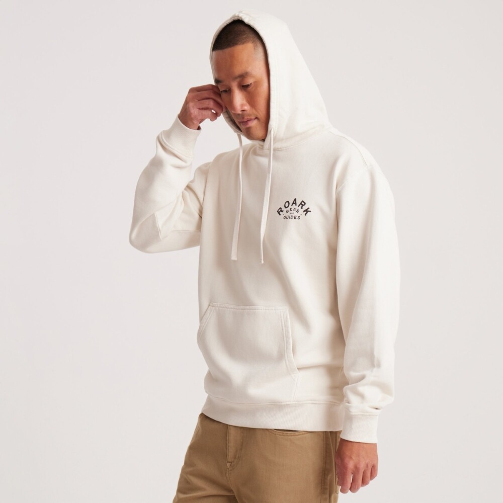Chompa Roark Gear And Guides Hoodie Hombre Bone