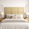 RESPALDO DE PARED IRIS BEIGE - SUPER KING