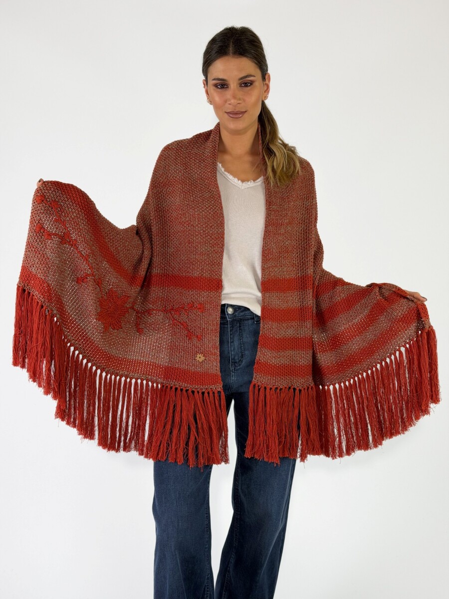 PASHMINA SAMOA - TERRACOTA 