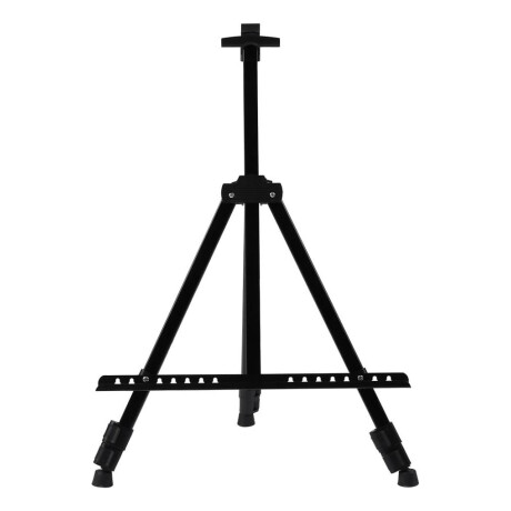 Atril Tripode Caballete De Pie Para Pinturas Cuadro + Funda Negro