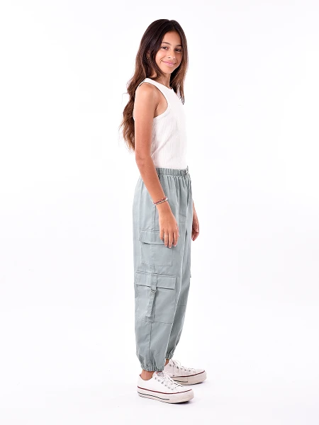 CARGO MILLY VERDE GRISACEO