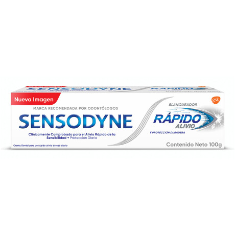 Sensodyne Pasta Rapido Alivio Blanqueadora 100g Sensodyne Pasta Rapido Alivio Blanqueadora 100g