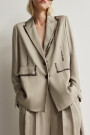 CHAQUETA Gris Topo