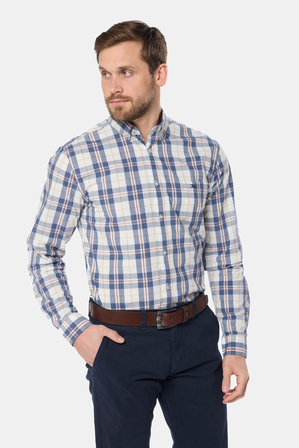 CAMISA A CUADROS Rosado