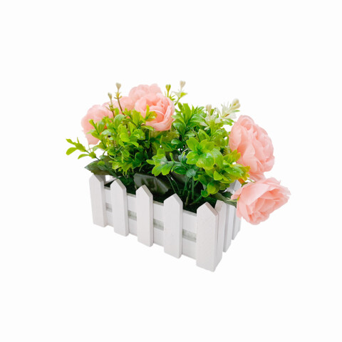 Bouquet de flores en jardinera decorativa Bouquet De Flores En Jardinera Decorativa