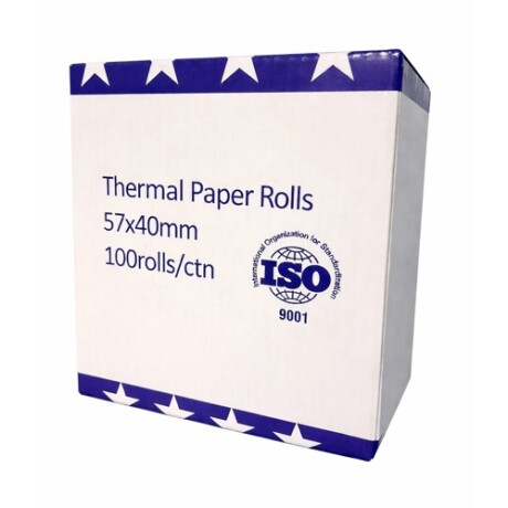 Rollo Térmico 57X40MM - Caja X 100- el Más Barato para Pos 001