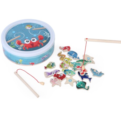 Juego Didáctico Edu Fun Pesca Madera 001