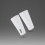 Light Speed Aero Calf Guards White/black
