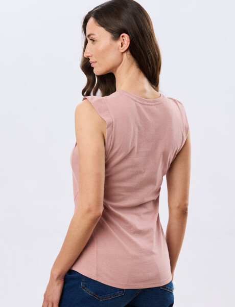 REMERA LISA DE ALGODÓN Rosado
