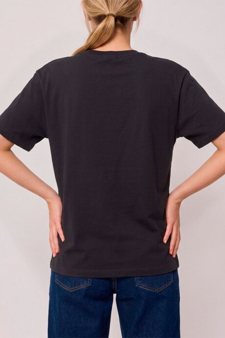 T-SHIRT VAIBE RUSTY Gris Oscuro