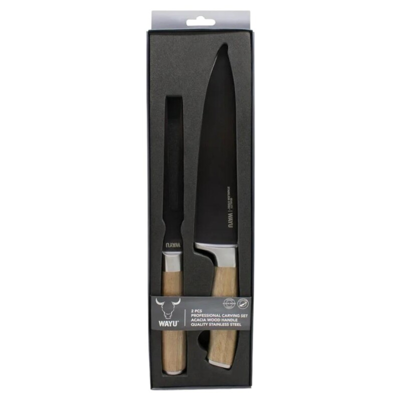 Set De Cuchillo Y Pincho Tenedor Para Asado Wayu Set De Cuchillo Y Pincho Tenedor Para Asado Wayu