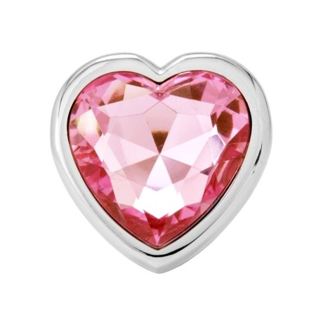 Silver Starter Jeweled Plug Corazón - Rosa Silver Starter Jeweled Plug Corazón - Rosa