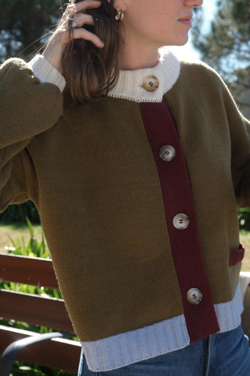 Cardigan Terro Pick Mix Verde