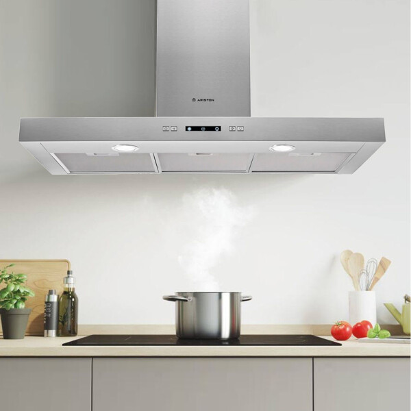 Campana De Pared Ariston Ahbs9.3fllx 90 Cm CAMPANA ARISTON AHBS9.3FLLX 90CM INOX