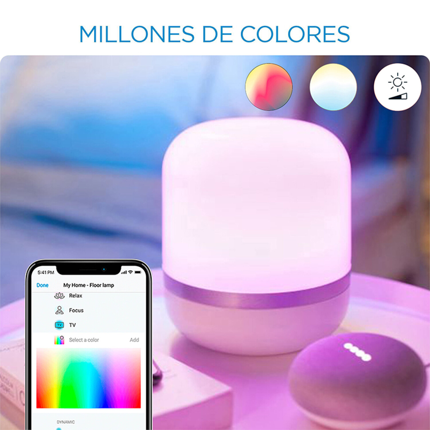 Comprá Philips Lámpara Inteligente WiZ Wifi Hero Color en Tienda Personal