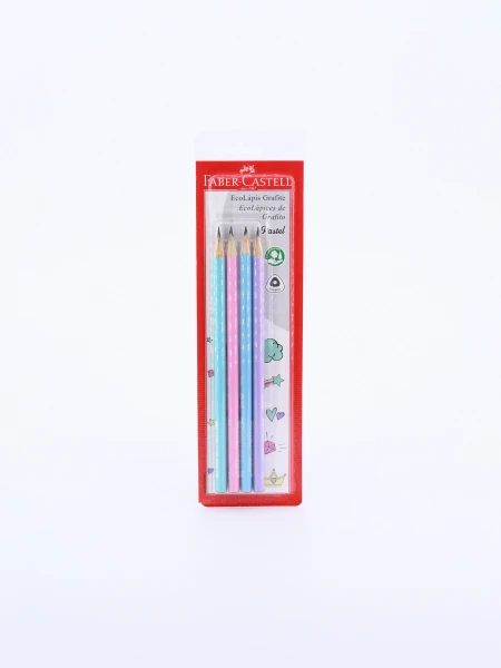 BLISTER DE LAPICES DE ESCRIBIR X 4 ROSADO